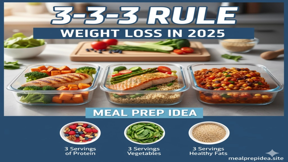 3-3-3 Rule for Weight Loss in 2025: Unlock Sustainable Fat Burning with Effortless Meal Prep Mastery