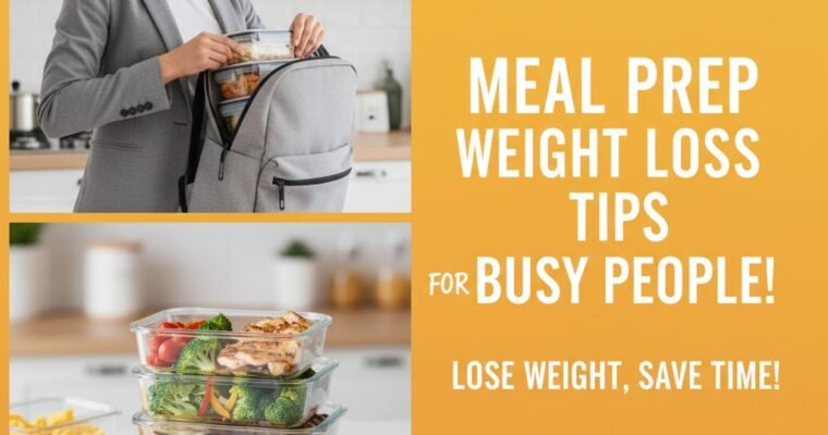 Meal Prep Weight Loss Tips For Busy People