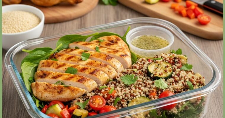 Meal Prep for Weight Loss: A Delicious Chicken and Quinoa Salad Recipe