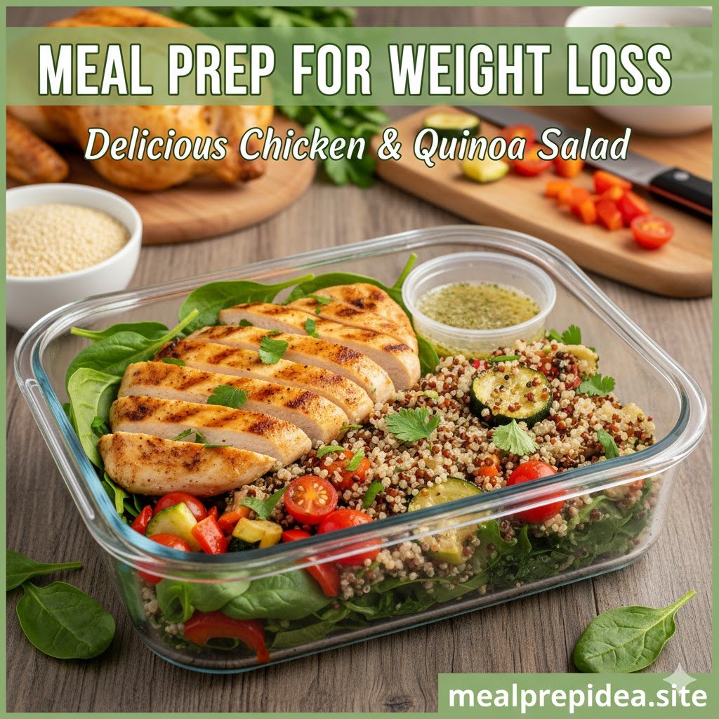 Meal Prep for Weight Loss: A Delicious Chicken and Quinoa Salad Recipe
