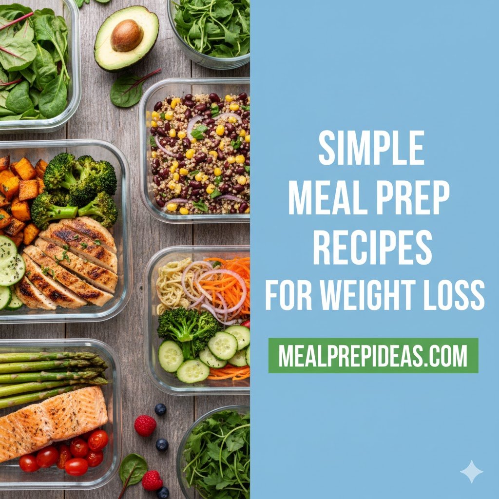 Simple Meal Prep Recipes for Weight Loss: Healthy, Delicious, and Easy to Follow