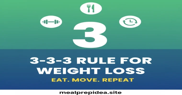 3-3-3 Rule for Weight Loss: A Simple Path to Smart Results