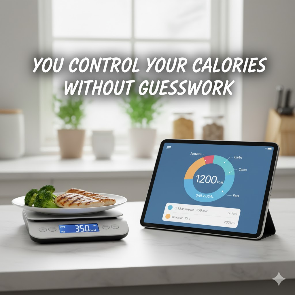 You Control Your Calories Without Guesswork