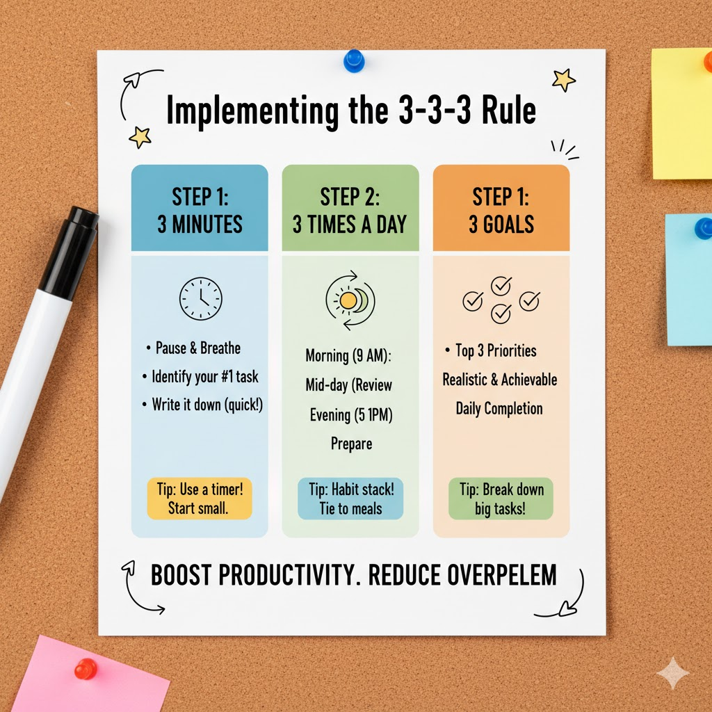 Implementing the 3-3-3 rule
