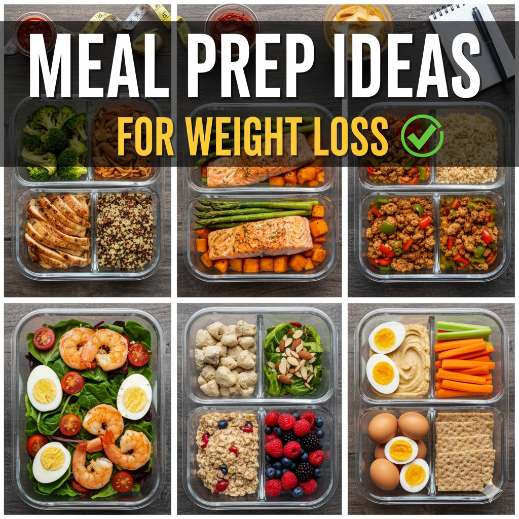 Meal Prep Ideas for Weight Loss: Delicious, Healthy, and Easy Recipes